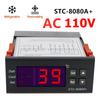 STC-8080A+ Digital Thermostat Intelligent Automatic Temperature Controller For Refrigerated Cabinet Defrost Timer Alarm Function