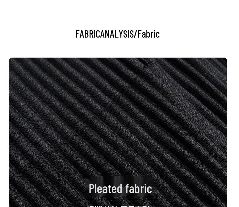 2024 Miyake Pleats Pánská bunda bez límce - Tenký, prodyšný a pohodlný jarní kardigan