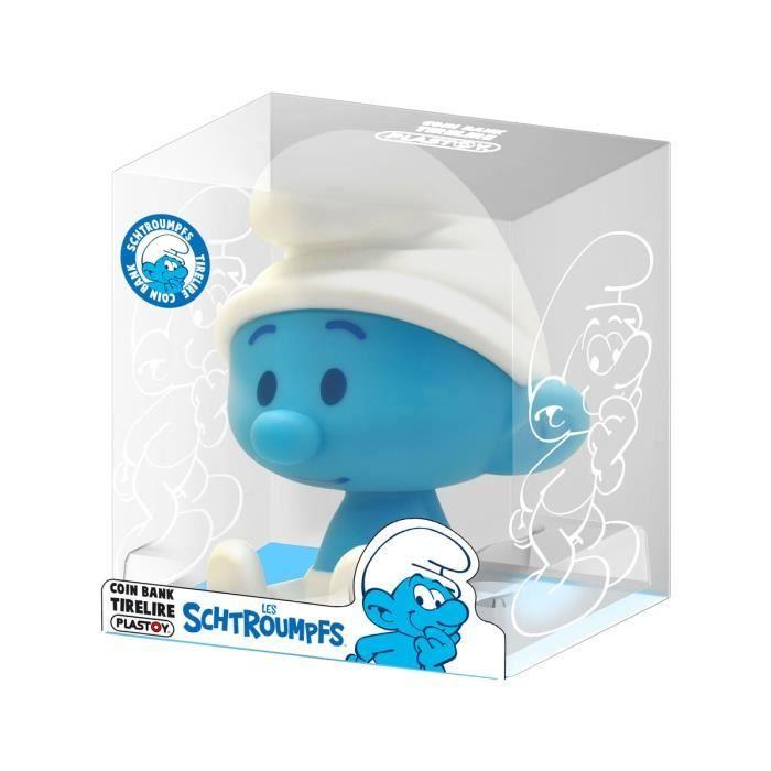 Tirelire - Plastoy - Les Schtroumpfs - Chibi Schtroumpf - 16 cm - Multicolore