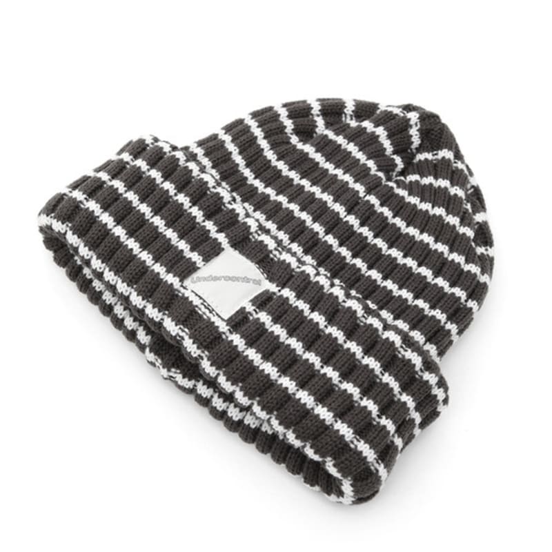 UNDERCONTROL BEANIE / PIN STRIPE / CHARCOAL