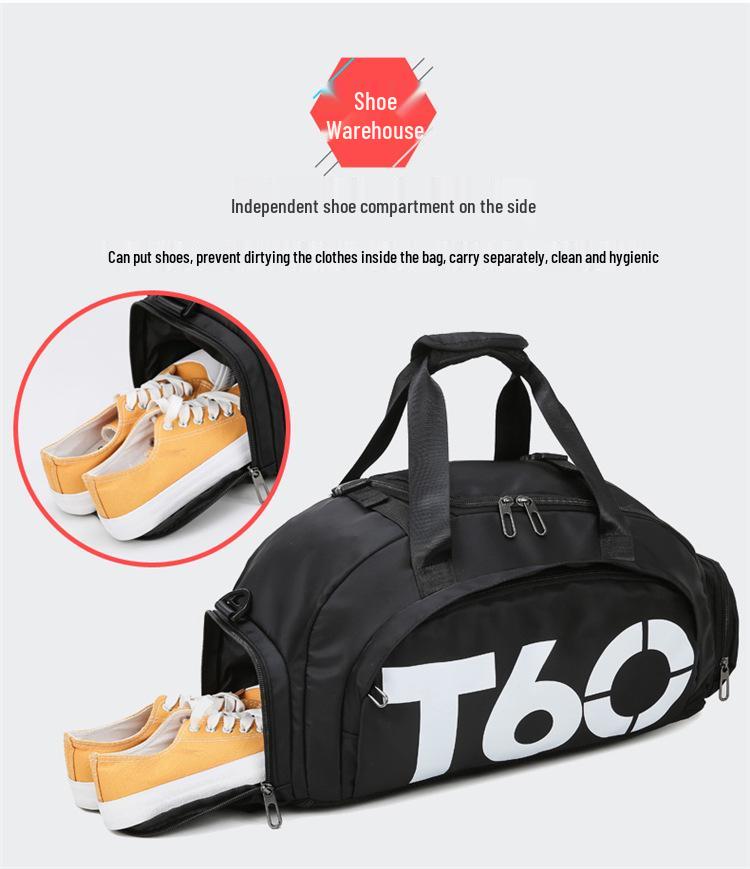 Large Waterproof Travel Bag with Wet/Dry Separation for Sports, Yoga, Swimming, Fitness, Student or Business Trips