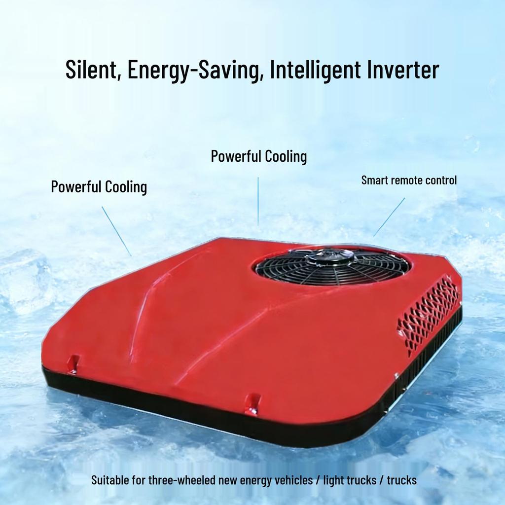 12V/24V Top-Mounted Vehicle Air Conditioner for Light Trucks and Vans