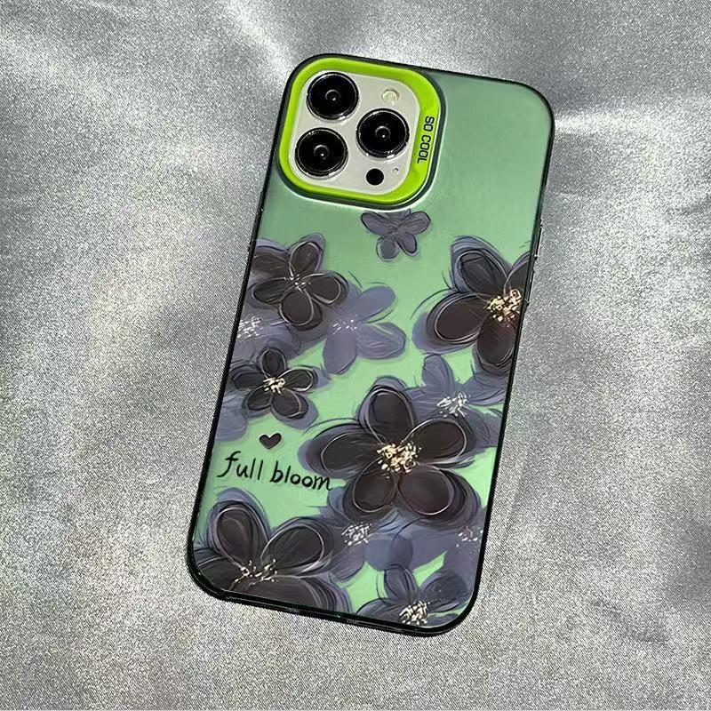 Ink Wash Floral Phone Case for iPhone 17/16 Pro/15 Pro Max/14/13