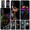 Dobermann Hund Handyhülle für Samsung Galaxy A55 A35 A15 A14 A13 A25 A54 A51 A71 A72 A73 A32 A52 A41 5G Weiche TPU Hülle Fundas Taschen