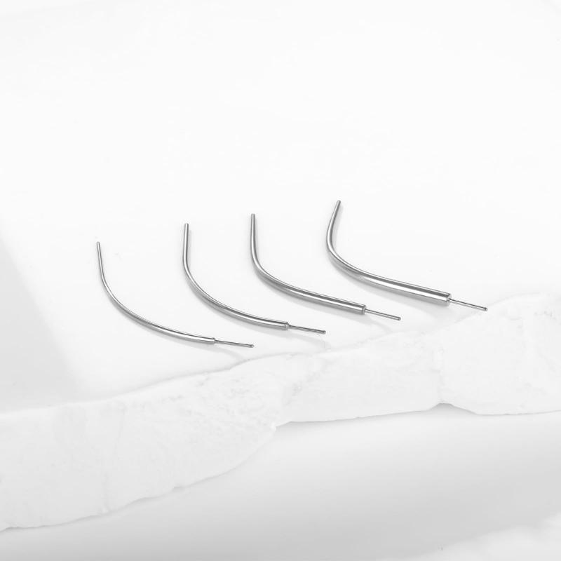 Practical Piercing Tool Set Stainless Steel Texture Suitable for Body Jewelry Insertion from 14G to 20G Safe Applicator