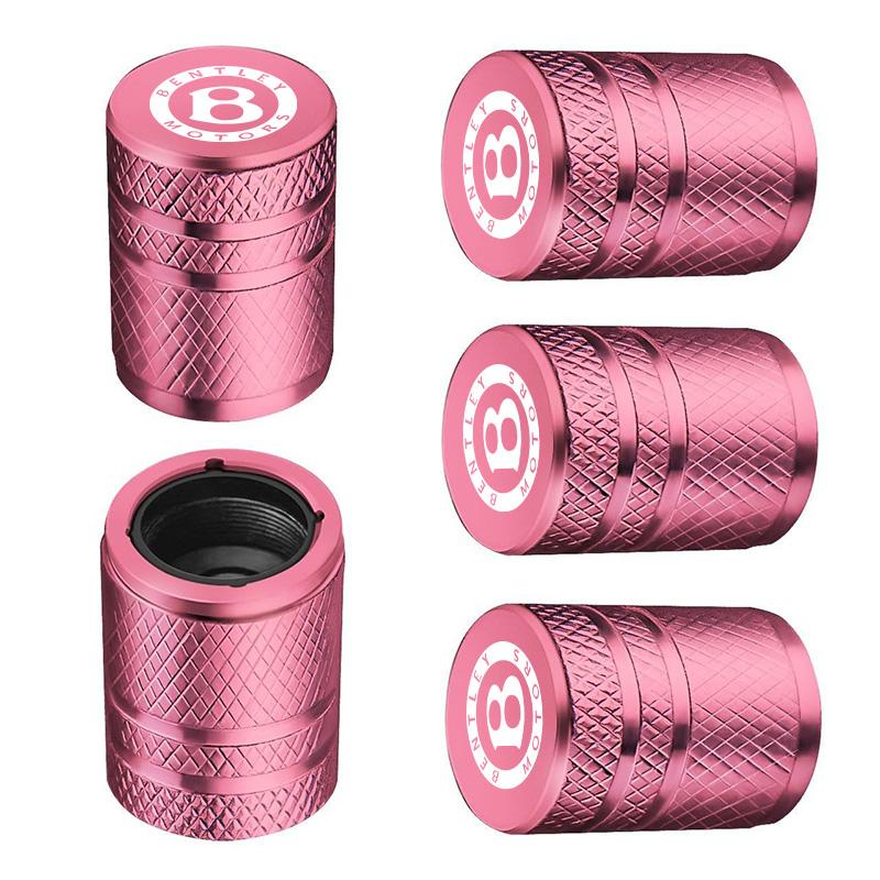 5Pcs Alloy Car Wheel Tire Valve Cap Dustproof Waterproof Cover For Bentley Continental GT MULLINER Bentayga Flying Hurtling Spur FZWEY