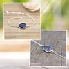 Les Trésors De Lily [R1037] - Handmade Silver Bracelet 'Mineralia' Lapis Lazuli Silver - 18x14 Mm