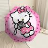 1PC Hello Kitty Umbrella-8-Rib Reinforced, Automatic Open, Lightweight & Durable, Cute Fashion Accessory for Outdoor, Beach or Casual Use, Beach Umbre