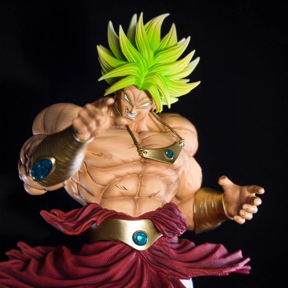 Jt 059 Broly Dragon Ball Super Saiyan Anime Figure Pvc Large Collectible Statue Home Decor Ornament For Adult Anime Fans Gift