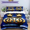 FC. Set Copripiumino con Fantasia Stampata Internazionale Milano – include 1 copripiumino e 2 federe coordinate Decorazione per la camera da letto Regali di Natale