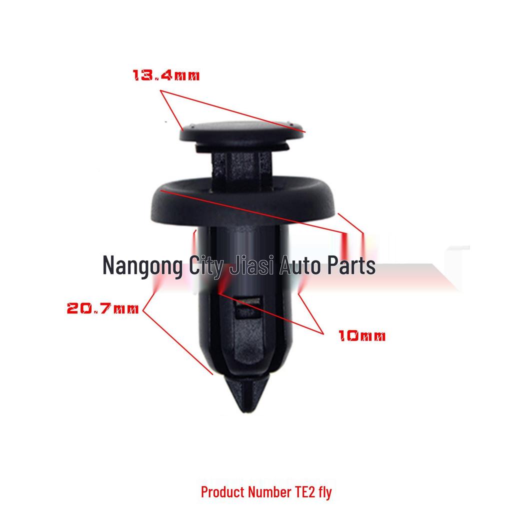 Peugeot Interior Trim Positioning Clips - 8.1mm Universal Snap Buckles