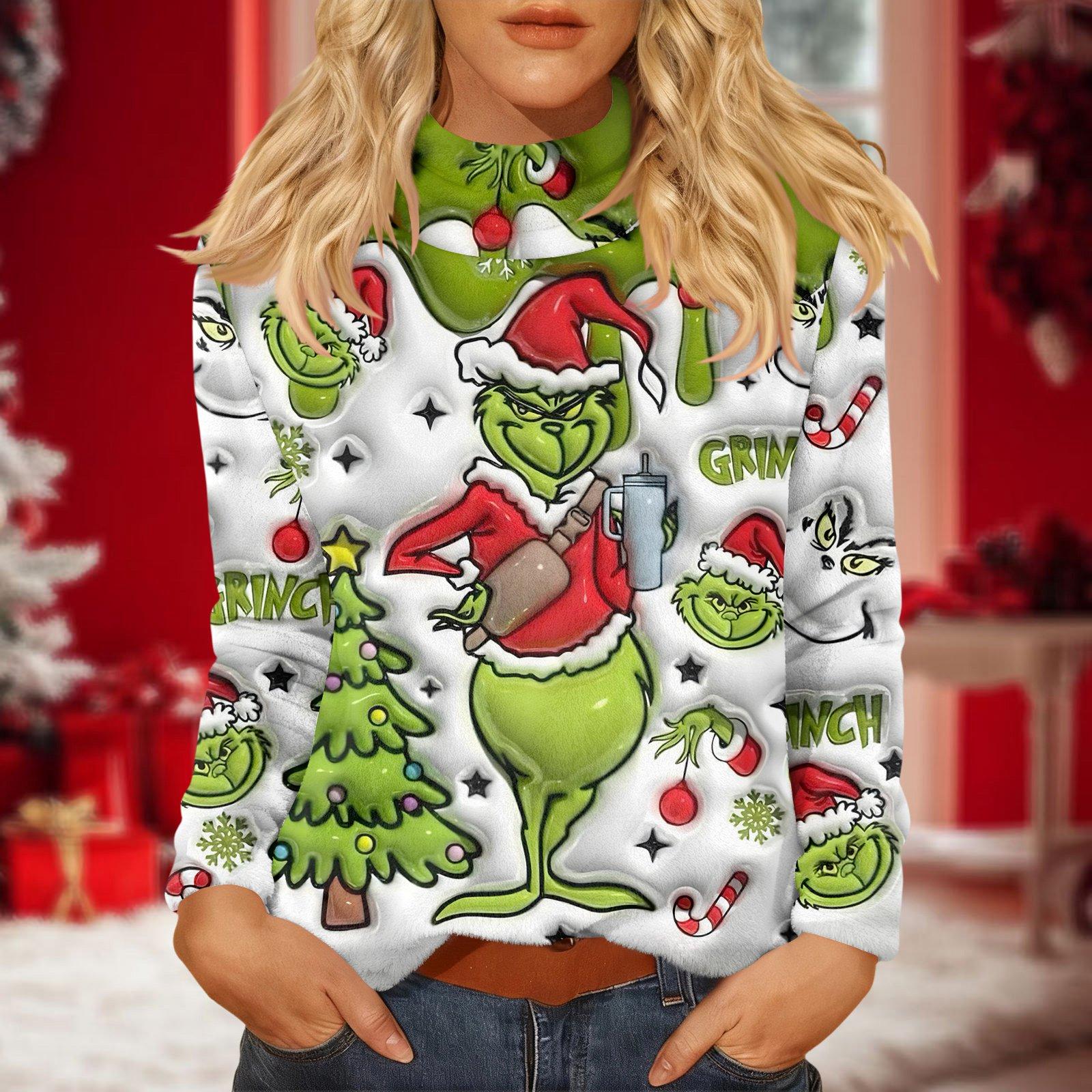 

Женский повседневный топ с длинным рукавом и средним воротником S