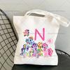 My Little Pony Shoulder Bag Cartoon Letter Handbag Large Capacity Crossbody Fashion Portable Canvas Storage Gift girl 26 Kid Friendly Entertaining Fun