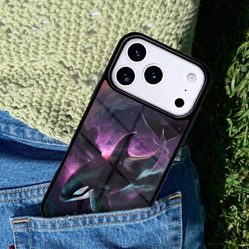 Killer Whale Orca Phone Case For iPhone 17 AIR 16 Pro Max 15 14 Pro 11 12 13 Shockproof Silicone Cover