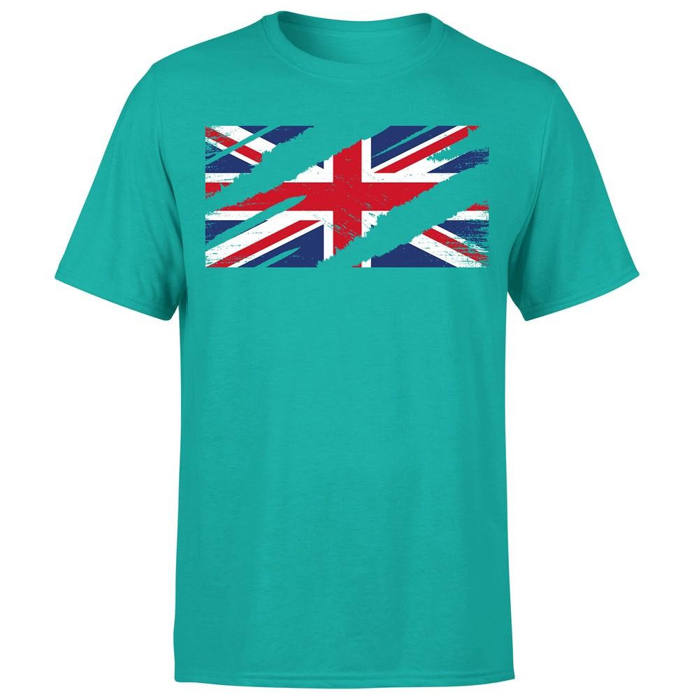 Torn Union Jack Flag TShirt Funny Country British Football Unisexs T ShirtOrP1A