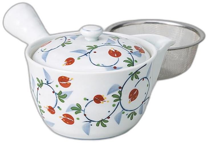 

Чайник Арабеска x x 9см Setomonohonpo Чайник Расписанный красным Плоскодонный (ИЛИ) [10.8 10.8 300cc]