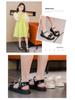 2025 Summer Soft Sole Korean Style Princess Sandals for Girls
