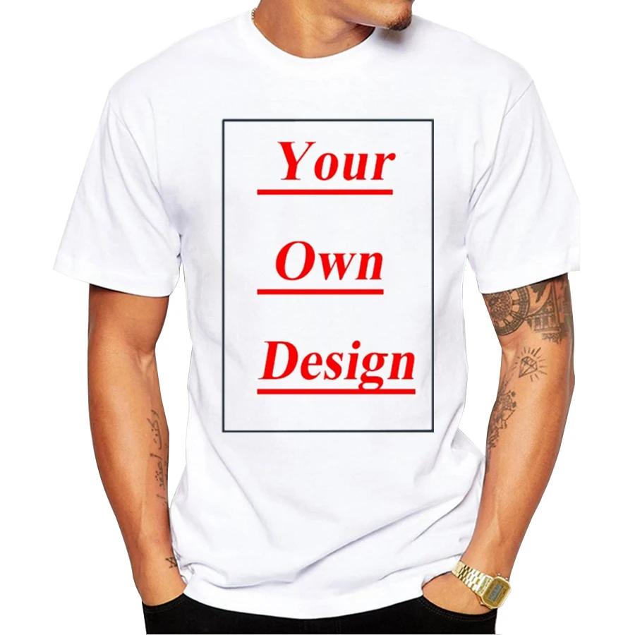 High Quality Men T Shirt Print Your Own Design Men Casual Tops Tee Shirts