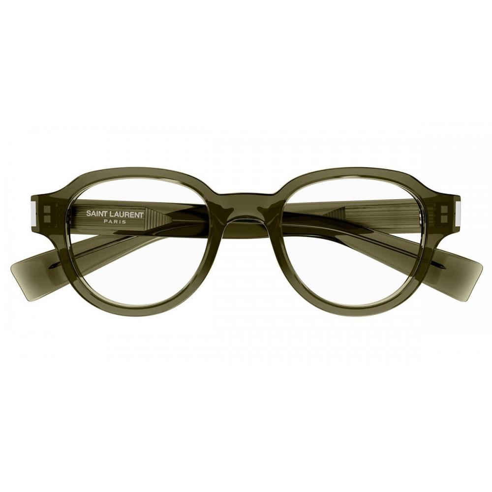 

Saint Laurent Sl 546 Opt 006 Unisex Eyeglasses Green/48