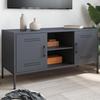 VidaXL TV Cabinet Anthracite 100.5x39x50.5 Cm Steel, TV Stand, TV Buffet, Media Unit, TV Bench, Hi-fi Cabinet, Center 842990
