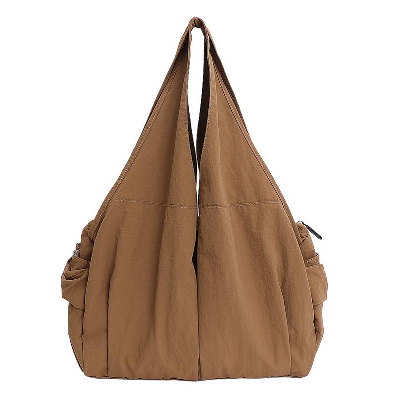 Japanese literature and art small, fresh, simple and large-capacity shoulder cloth bag women's leisure portable multi-pocket niche bag travel bag