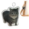 Chaveiro Engraçado Gato Chaveiro Pingente com Som Adorável Mochila Chaveiro Pingente para Meninos Adolescentes Homens Mulheres Meninas e Crianças