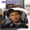 Σετ Κλινοσκεπασμάτων με Σχέδιο Neymar, Σετ Παπλώματος Κάλυμμα Παπλώματος Μαξιλαροθήκη Οικιακό Δώρο Γενεθλίων(1 * παπλωματοθήκη + 2 * μαξιλαροθήκη, χωρίς πυρήνα)