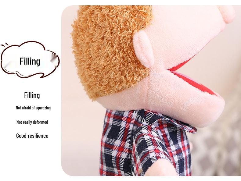 African Rag Doll Hand Puppet - Educational and Playful Plush Toy for Parent-Child Interaction.