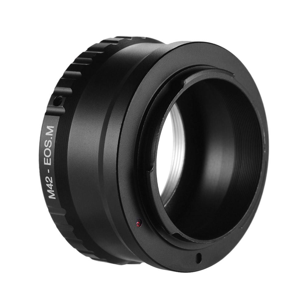M42-EOS M Lens Mount Adapter Ring for M42 Lens to Canon EOS M Series Cameras for Canon EOS M M2 M3 M5 M6 M10 M50 M100 Mirrorless Camera