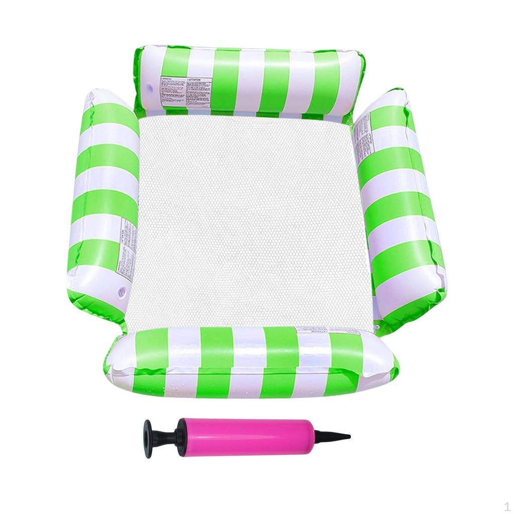 Chair, Inflatable Recliner, Buoyancy Bed Float Lounge Water Hammock for Beach,