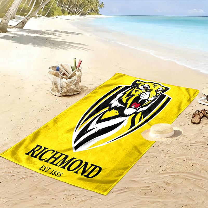 West Coast Eagles Print Beach Towel, Large Soft Quick Dry Towel for Beach Camping Swimming