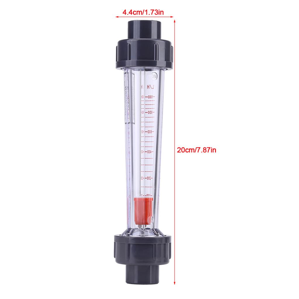Instantaneous Flowmeter Plastic Tube Type 100‑1000L/H Water Meter Flowmeter LZS‑15D Water Flowmeter Tube Type Flowmeter