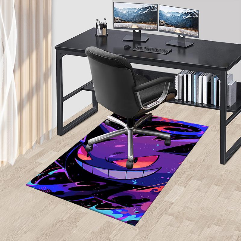1pc Pikachu Friends Adventure Carpet for Playroom Bedroom Living Room Sofa Home Decor,kids Game Area Rug Non-slip Floor Mat Y72973
