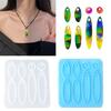 Earring Molds with Holes Hand-Making Accessories Silicone Material for Earrings