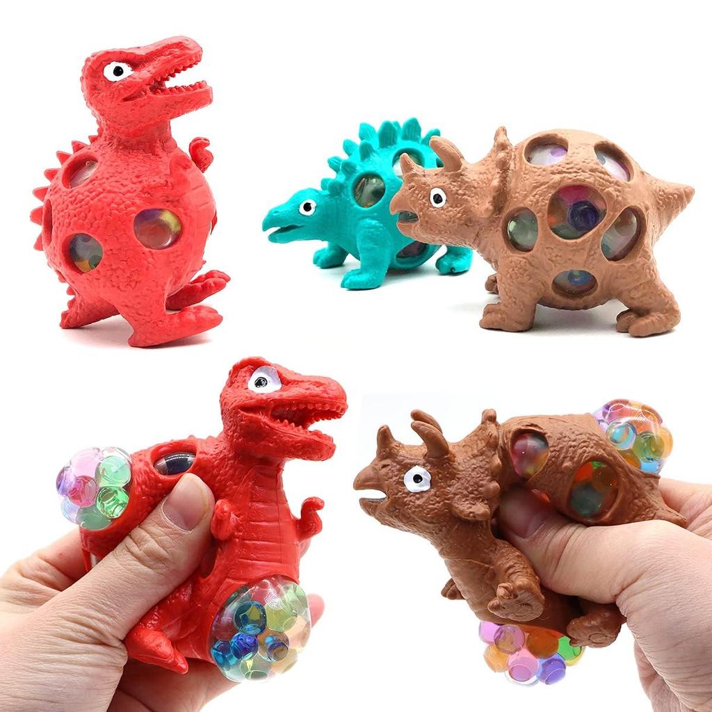 Bola de Estresse Criativa de Dinossauro Aperte Brinquedo Macio com Bolinhas que Explodem Divertido Fidget Brinquedo de Alívio de Estresse Presente Para Crianças Menino Aniversário