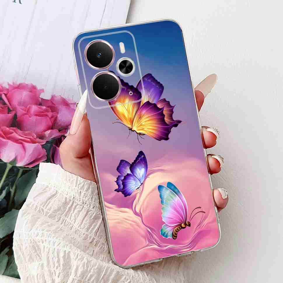 Bumper Clear Case For Realme 14 5G Soft Transparent Cases Silicone Shockproof Cover For Realme 14 14X Pro Realme14Pro Fundas