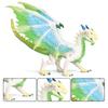 Ancient Mythical Animal Monster Ice Dragon Model With Movable Mouth For Kids Educational Playroom Decor
