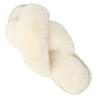 Fashion Litfun Plush Lining Women's Slippers New Fur Cross-strap Ladies Home Slides Platform Fuzzy Warm Indoor Women's Cotton Slippers