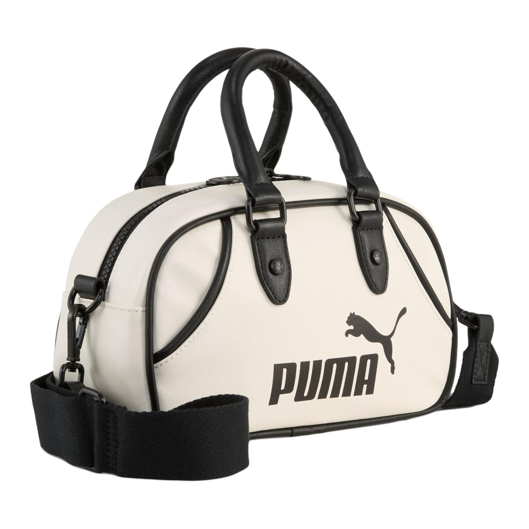 

New PUMA Polyester Shoulder Bag, Crossbody Bag, Handbag Mini Unisex White 091137-03 22.1*9.4*13.5CM