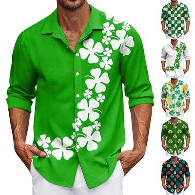Men's Casual Button-Down Long-Sleeve Shirt