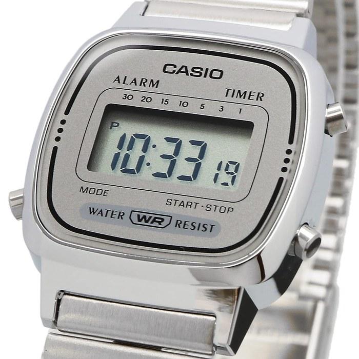Casio LA670WA-7 Women's Digital Watch - Silver/Gray