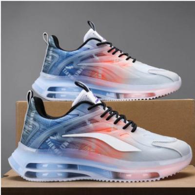 Men's Shoes Autumn and Winter Breathable Running Shoes Men's Teenagers Junior High School Students Air Cushion Shoes Casual Sports Trendy Shoes Large