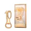 Golden Bottle Opener with Number Essential Beer Opener Tool for Any Celebration