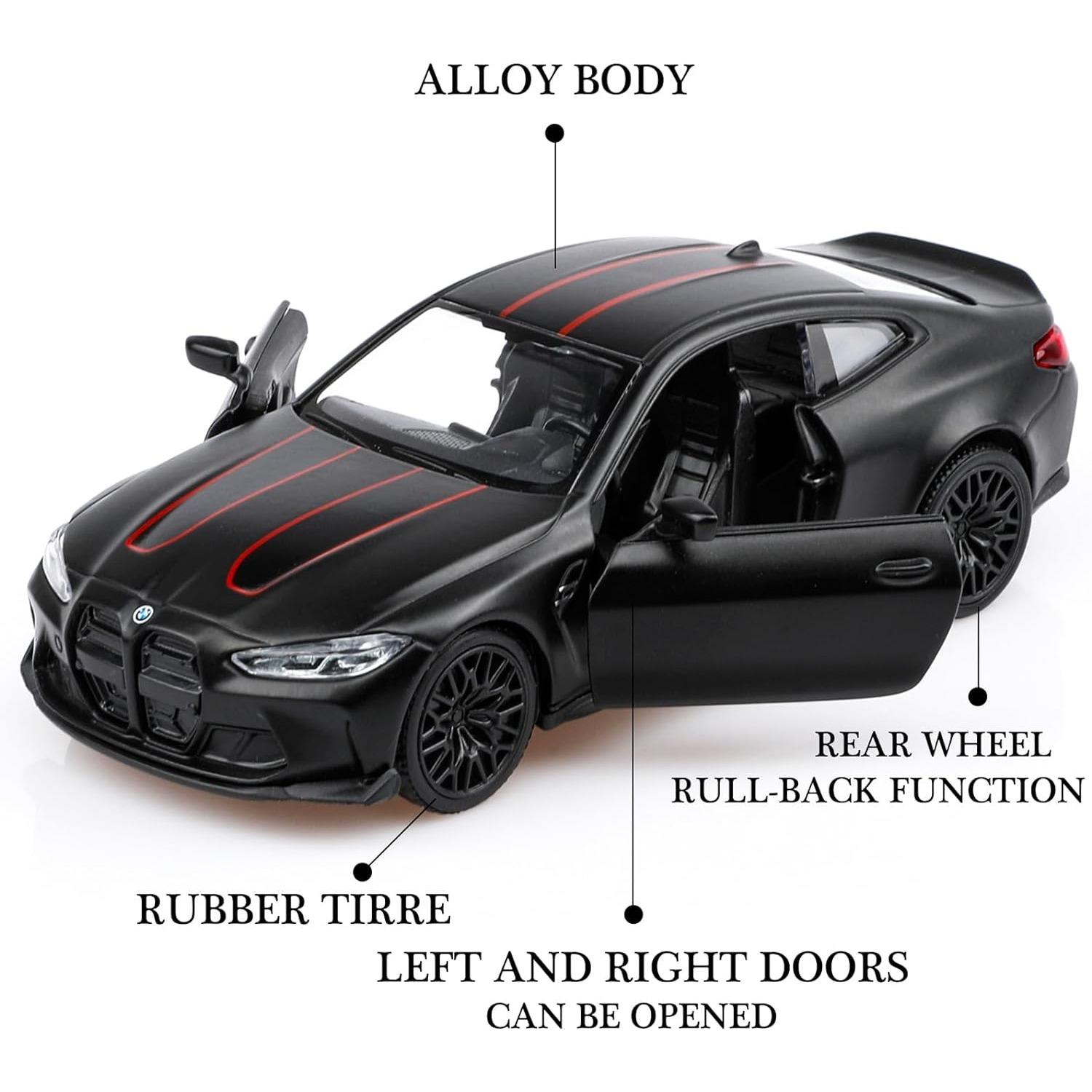 Литая под давлением модель автомобиля BMW M4 в масштабе 1/36 — фото 6