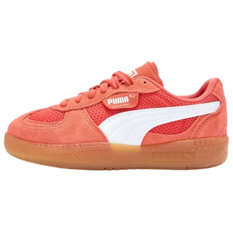 PUMA Palermo Moda Low top German Army Trainers Women s Bright Red 398824-10 35.5
