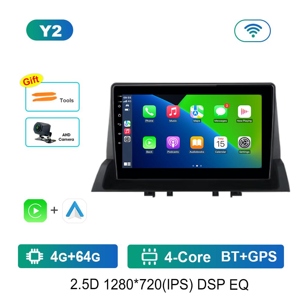 Bluetooth WiFi 9'' pentru Mazda 6 2002 - 2008 Android Auto Player Video Multimedia Auto Carplay Navi GPS Ecran Tactil Unitate Principală 4G