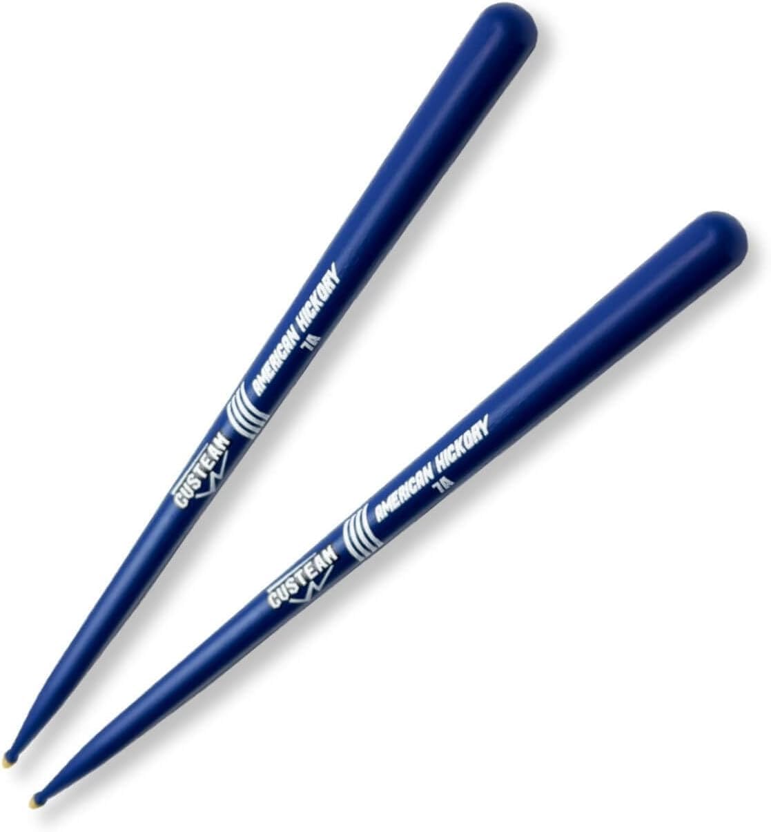 

CUSTEAM Drumsticks Colorful Series 5A 7A (Blue Pair, 7A)