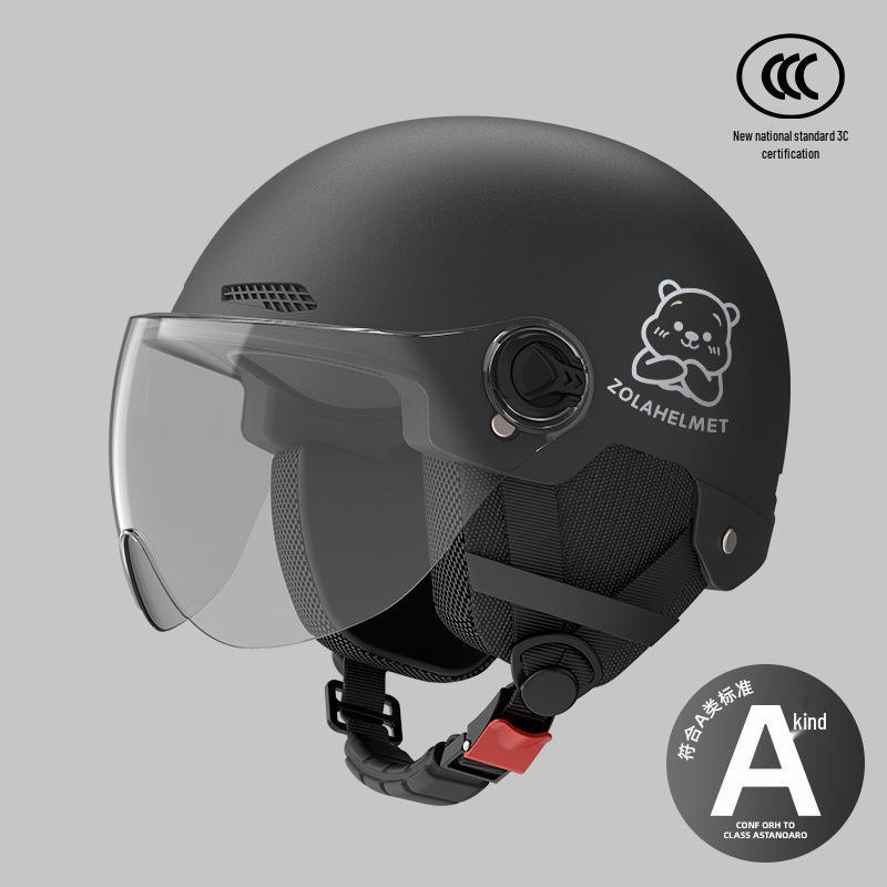 Women's Lightweight Electric Bicycle Helmet with Ear Protection, Ventilation, and Sunscreen Features for Winter Warmth