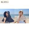 1/2/3PCS Summer Women's Sun Protection Sunshade UV Protection Hat Large Brim Face Covering Hat Face Mask Neck Protection Hat