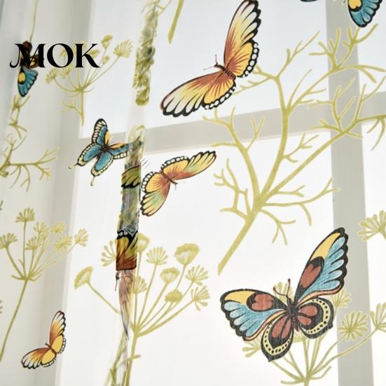 Room Curtain Roman Blind Flower Pattern Elegant Window for Home
